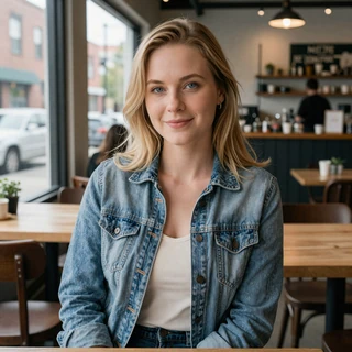 Nicole from Yonkers at a cozy coffee shop - trucker dating New York profile