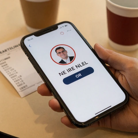 Safety tips for trucker dating - verified profile badge on phone