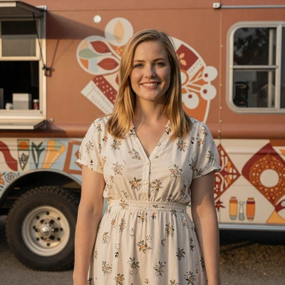 Brittany from Austin - trucker dating Texas profile at East Austin food truck park