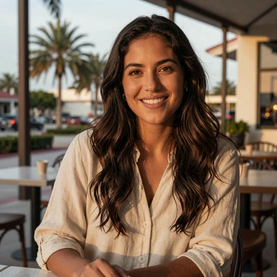 Camila from Tampa - Latina trucker dating profile in Florida coffee shop
