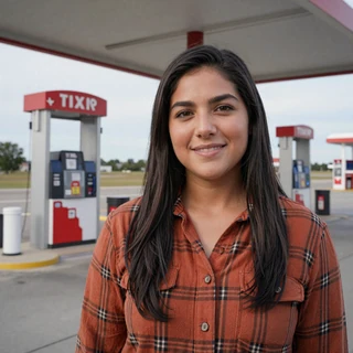 Elena in Mesquite by a Texas roadside stop - truck driver dating Dallas