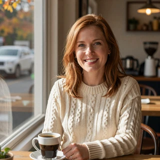 Joanne from Pennsylvania - truckers dating site profile at Keystone State coffee shop