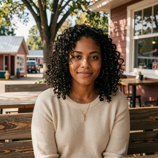 Brianna from Jonesboro - Black Arkansas woman dating a truck driver in small-town café